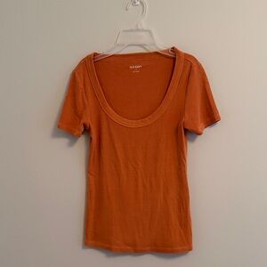 Old Navy Women's Short Sleeve Orange Tee